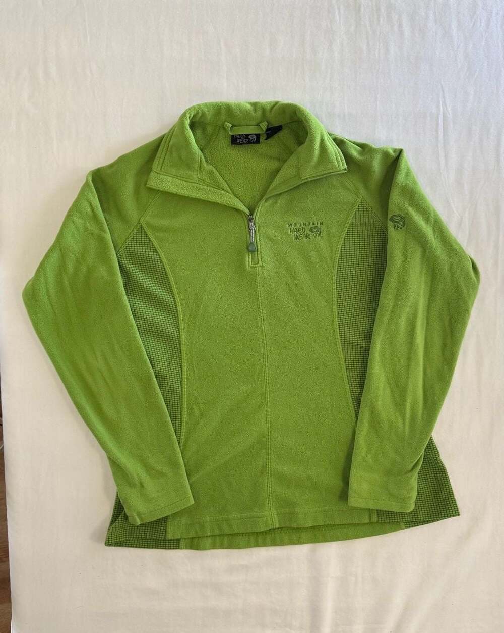 Mountain Hardwear Fleece Quarter Zip Size S Green
